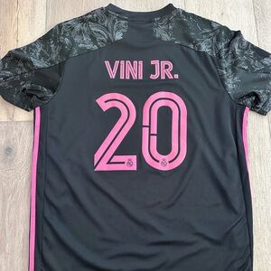 2020-2021 Real Madrid 3rd Jersey Vinicius Junior Size Large